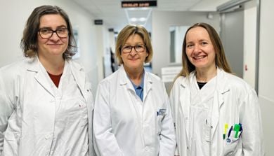 A few women in lab coats